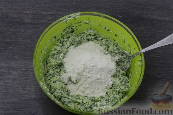 Творожные ньокки со шпинатом и сыром