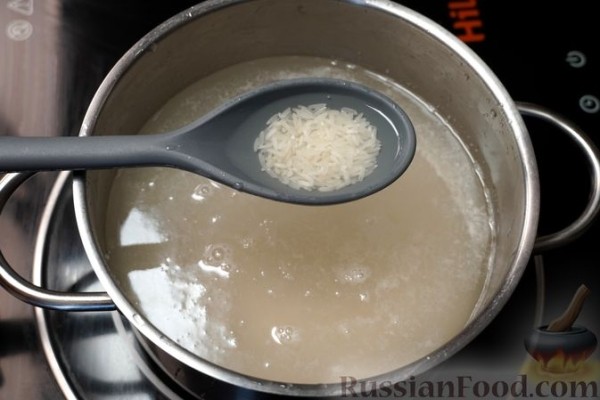 Рисовые котлеты с креветками