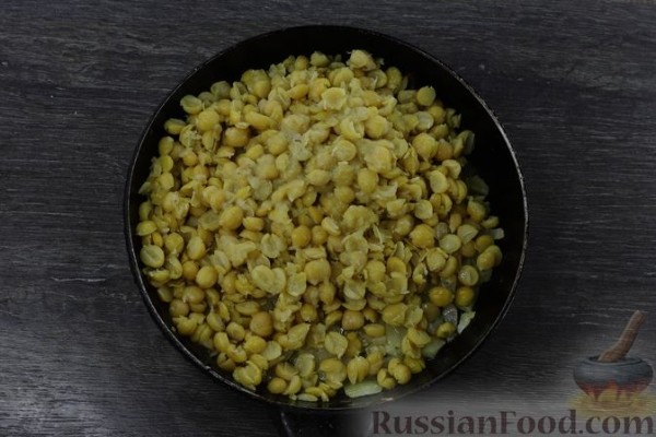 Постные пирожки с нутом