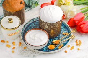 Белковая глазурь на кулич