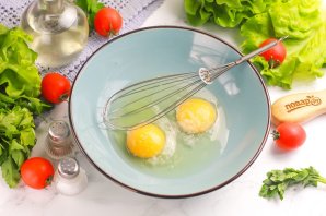 Блинчики с сыром и беконом