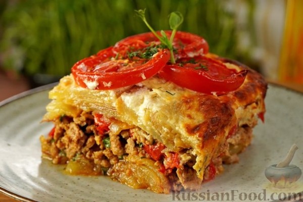 Мусака из картофеля