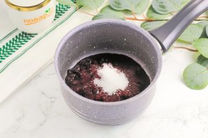 Черничный чизкейк без выпечки