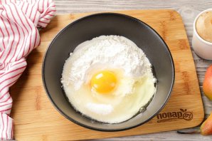 Цветаевский пирог с грушами
