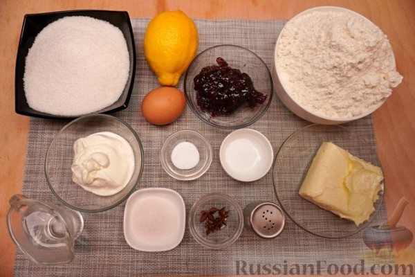 Пряники на повидле, с сахарной глазурью