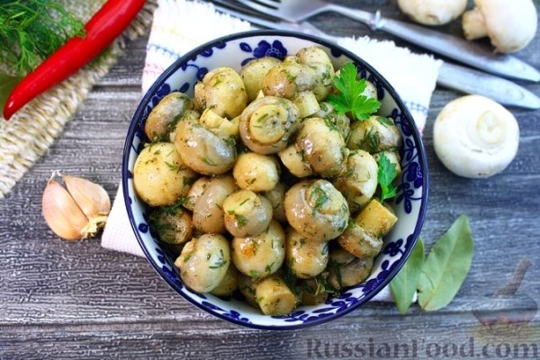 Маринованные шампиньоны