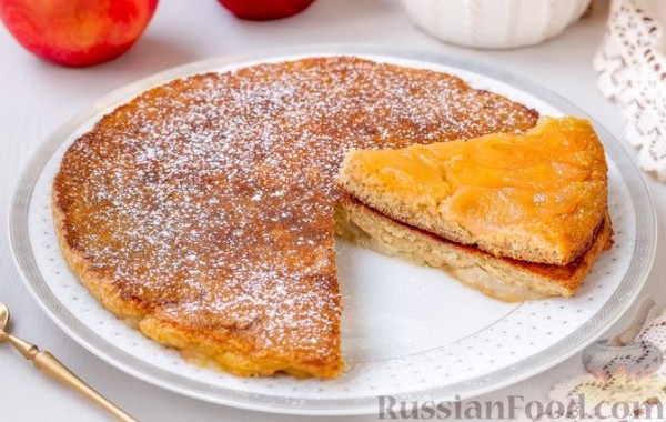 Овсяноблин с яблоками (в духовке)