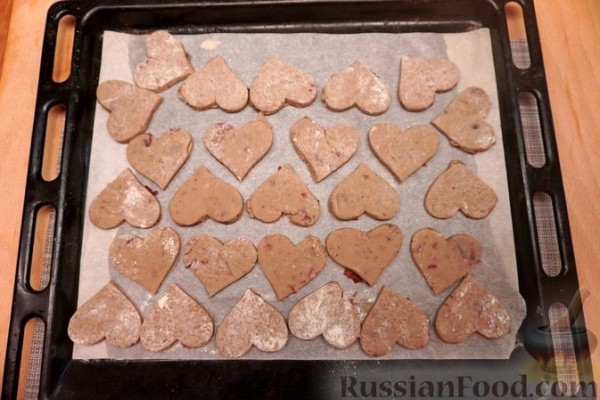Пряники на повидле, с сахарной глазурью