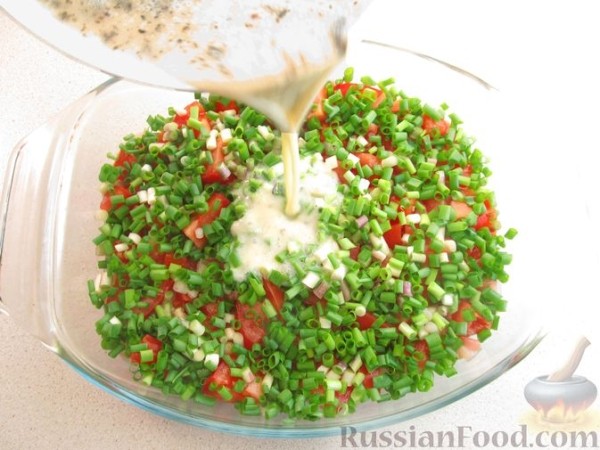 Запеканка из макарон с курицей