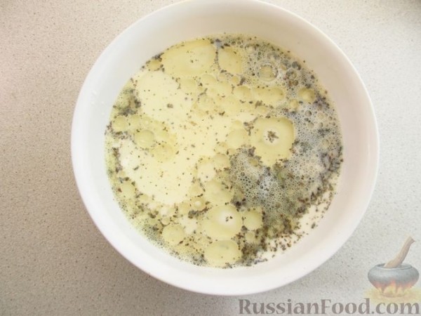 Запеканка из макарон с курицей