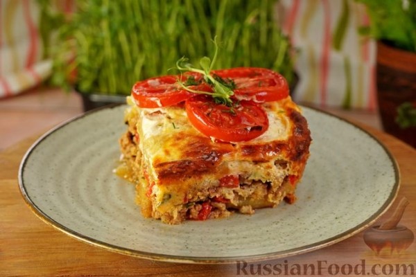 Мусака из картофеля