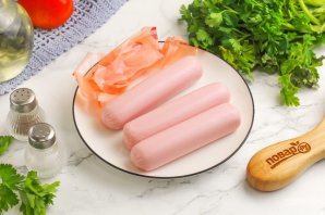 Сосиски в аэрогриле