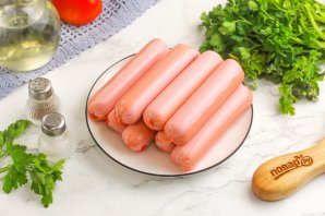 Сосиски в аэрогриле