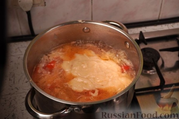 Щи по-польски, из свежей капусты
