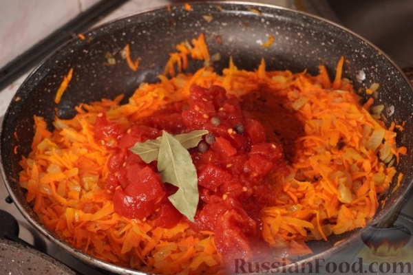 Польский паприкаш (закуска из рыбы и риса)
