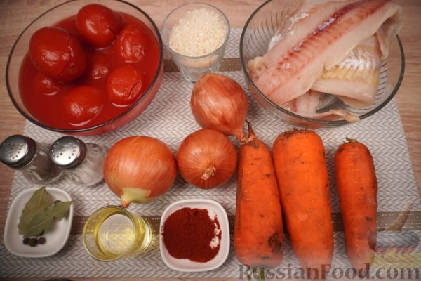 Польский паприкаш (закуска из рыбы и риса)