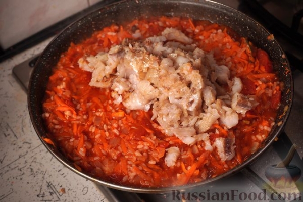 Польский паприкаш (закуска из рыбы и риса)
