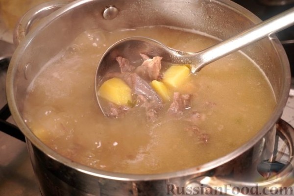 Суп из баранины с картофелем