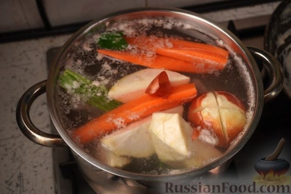 Щи по-польски, из свежей капусты