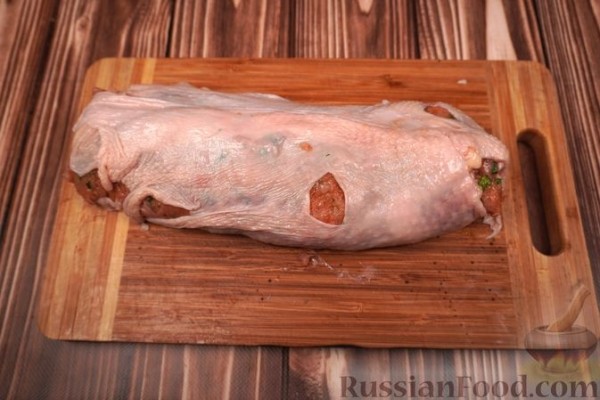 Куриный галантин по-польски