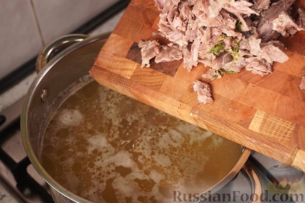 Суп из баранины с картофелем
