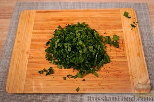 Плацинды с творогом и зеленью