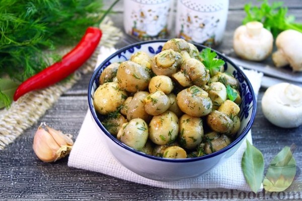 Маринованные шампиньоны