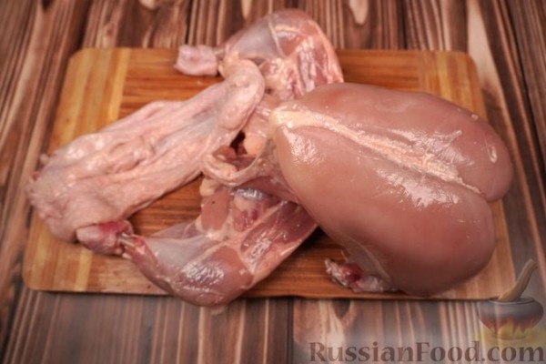 Куриный галантин по-польски