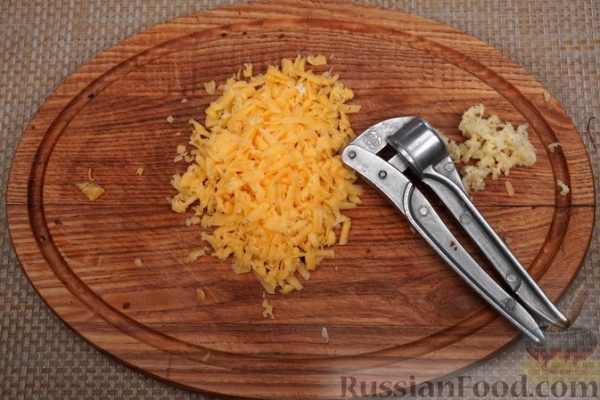 Шампиньоны с сырной начинкой (на мангале)