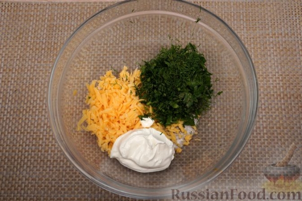 Шампиньоны с сырной начинкой (на мангале)