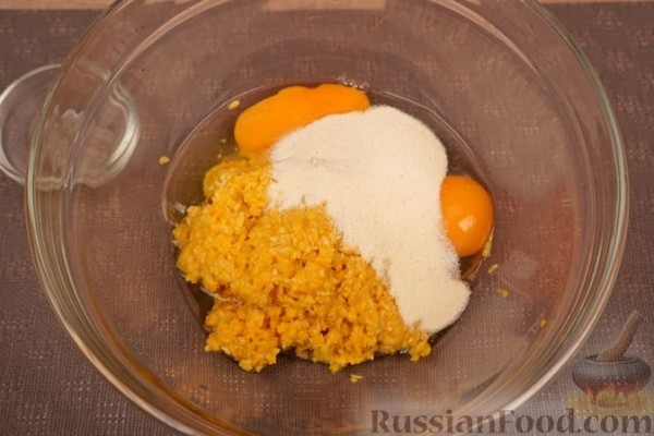 Котлеты из кукурузы с капустой