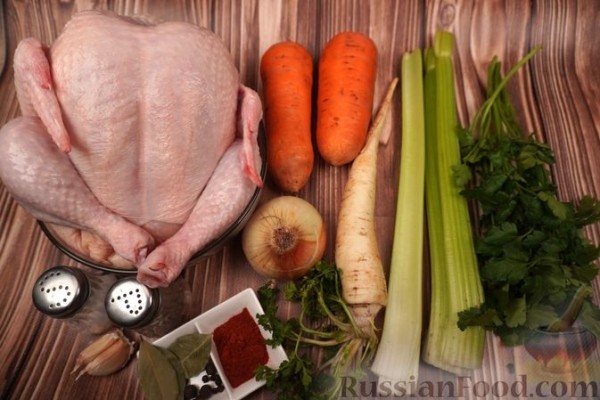 Куриный галантин по-польски