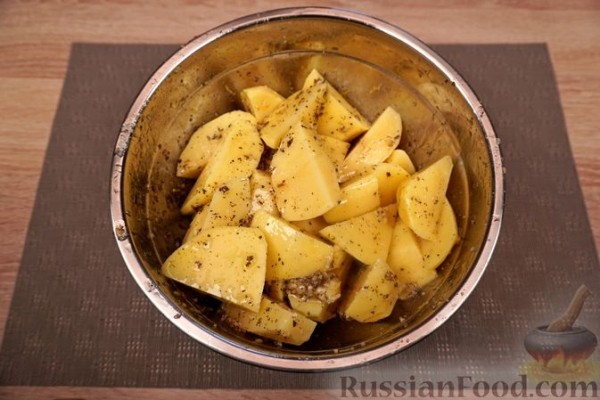 Пататес лимонатес, или Запечённый картофель по-гречески