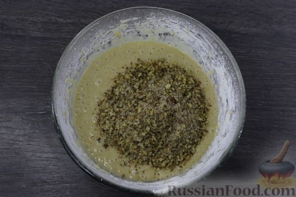 Маффины на растительном масле, с грецкими орехами