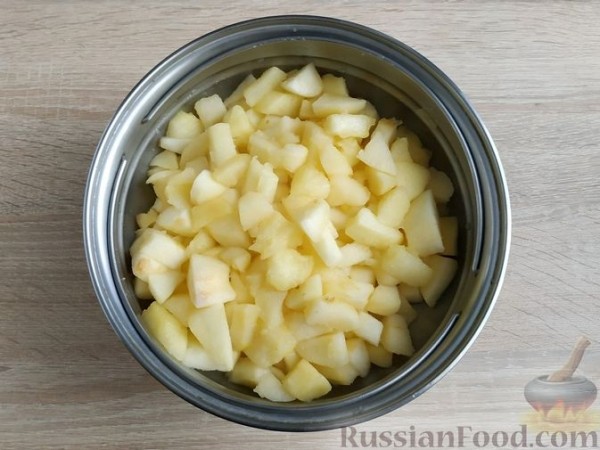 Пирожки с яблоками, из венского теста