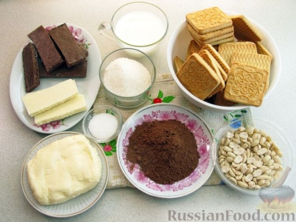 Пирожное "Картошка" в виде брауни