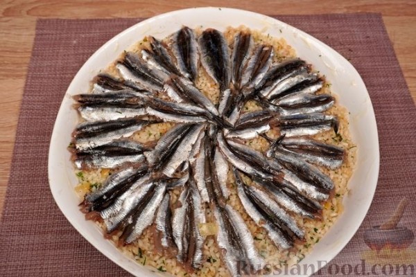 Хамси пилав (турецкий плов с анчоусами)