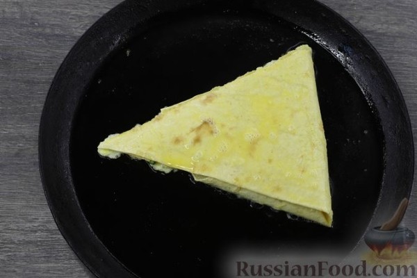 Конвертики из лаваша с сырной начинкой