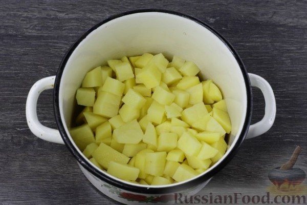 Картофельная запеканка с курицей и сыром