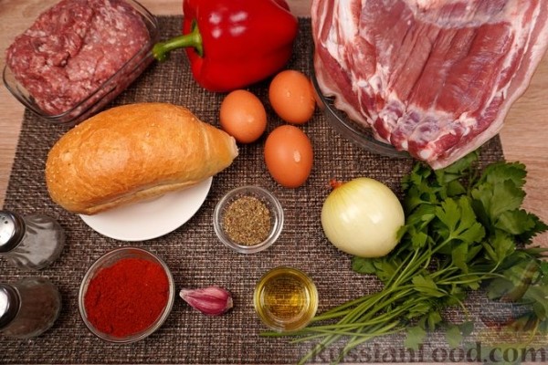 Фаршированная свиная грудинка по-венгерски