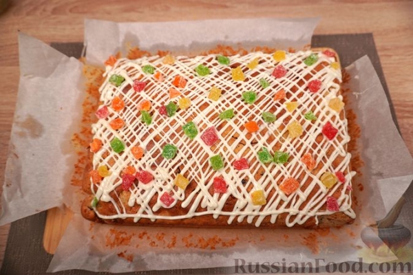 Фануропита (пирог с орехами, сухофруктами и цукатами)
