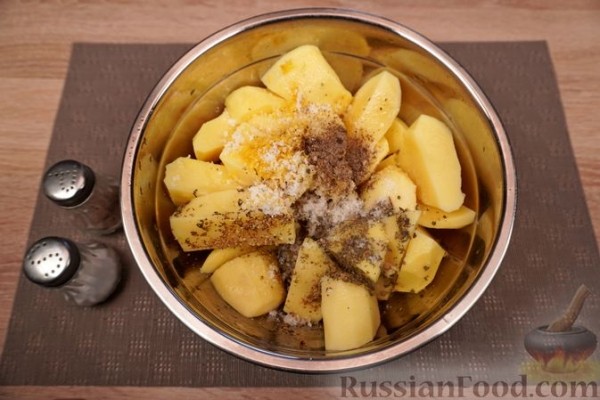 Пататес лимонатес, или Запечённый картофель по-гречески