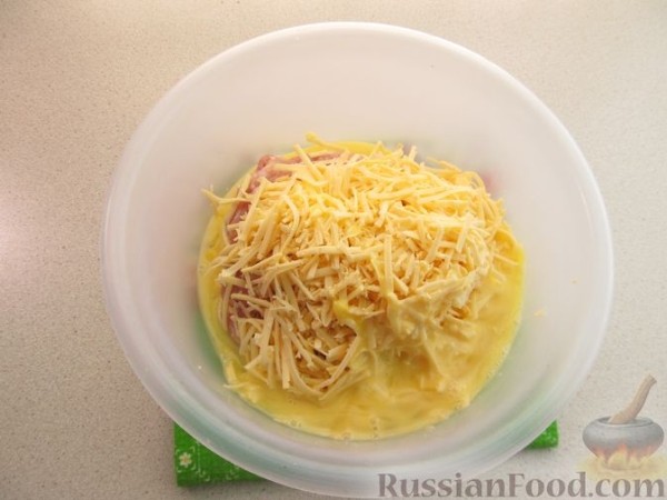 Запеканка из куриного фарша с сыром