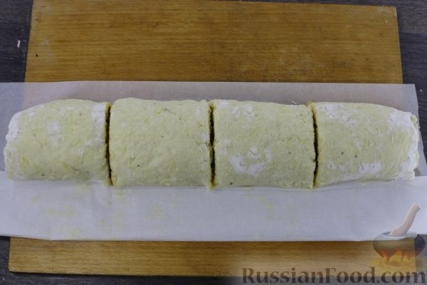 Картофельный рулет с беконом