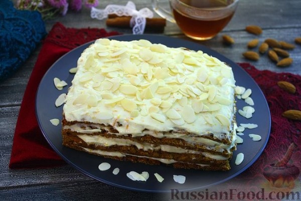 Пирог из овсянки и моркови (без муки и сахара)