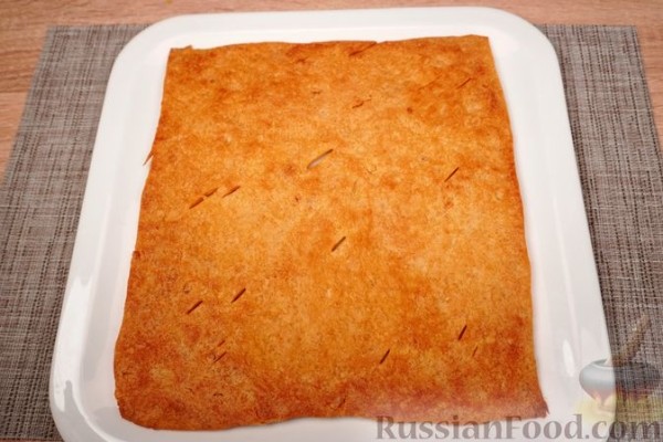 Медовик с грецкими орехами, по-венгерски