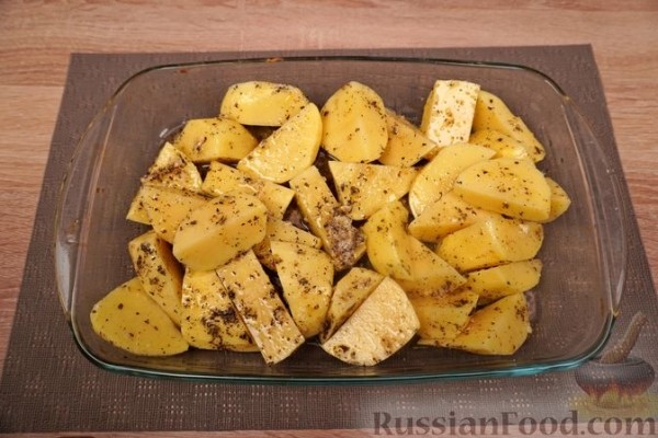 Пататес лимонатес, или Запечённый картофель по-гречески
