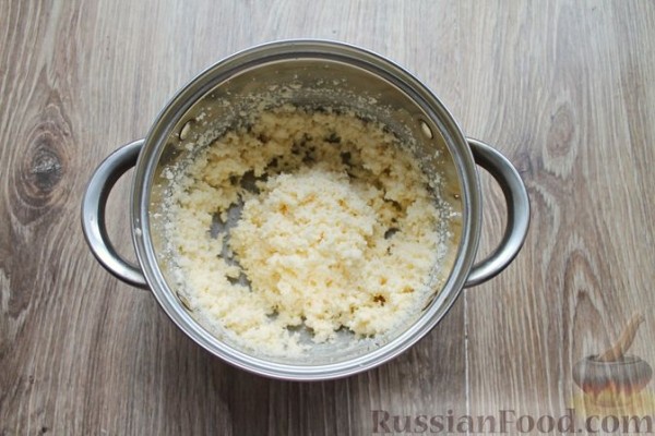 Кекс на йогурте, с ревенем и апельсиновой цедрой