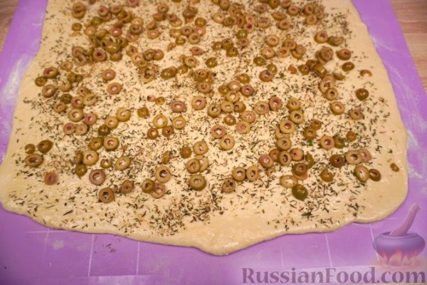 Булочки с оливками
