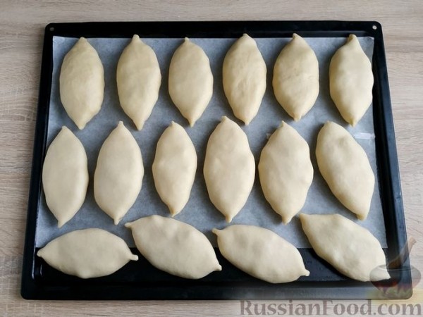 Пирожки с яблоками, из венского теста